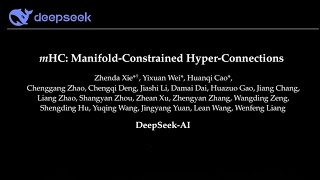 Deepseek mHC well explained 