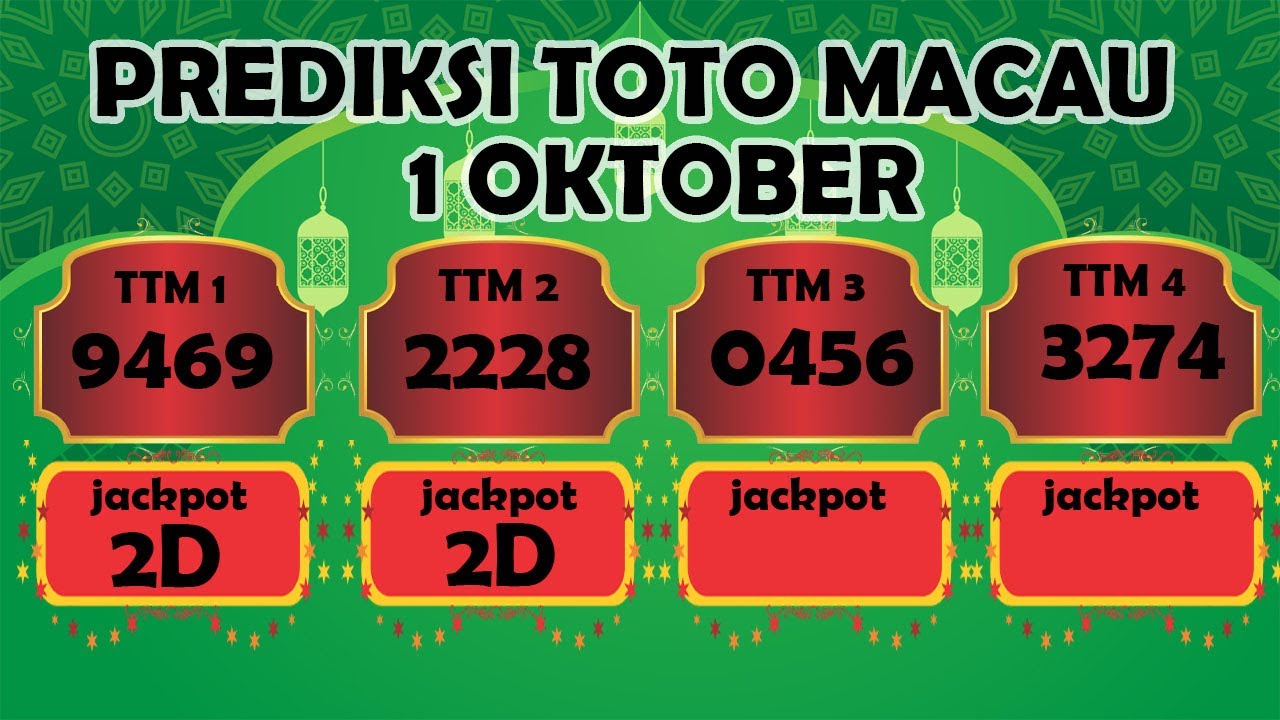 PREDIKSI TOTO MACAU HARI INI PREDIKSI TOTO MACAU 1 OKTOBER 2022