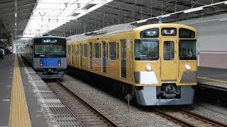 西武2000系 2079F+2461F 普通池袋行き 秋津駅発車