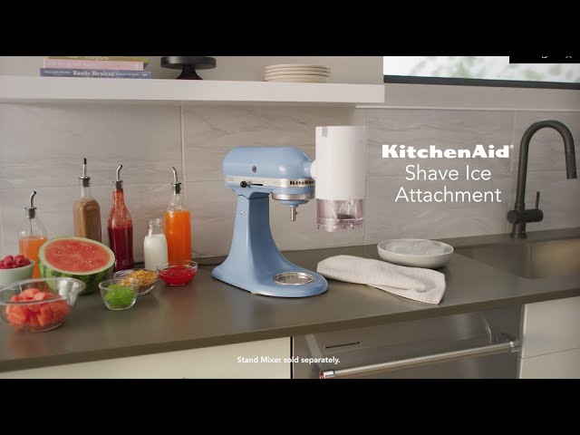 How to Make Shave Ice with KitchenAid Shave Ice Attachment