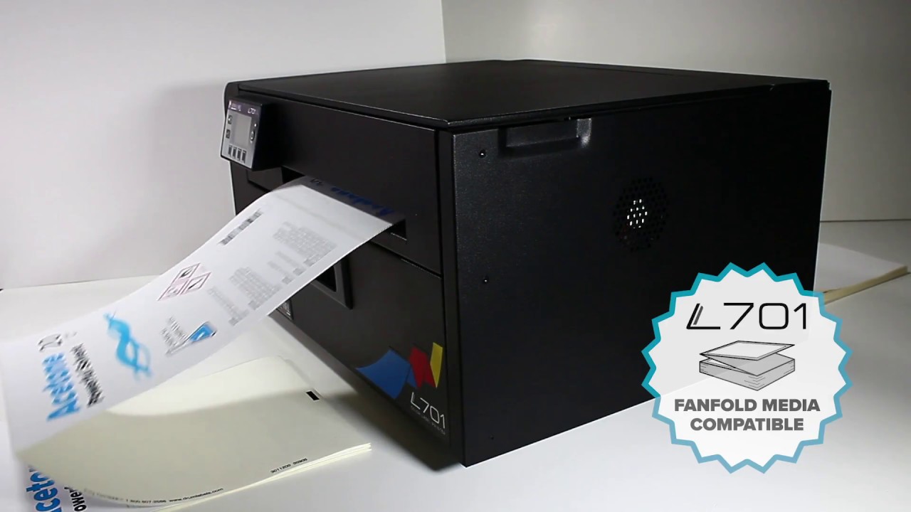 Afinia Label L701 - FanFold Media Printing