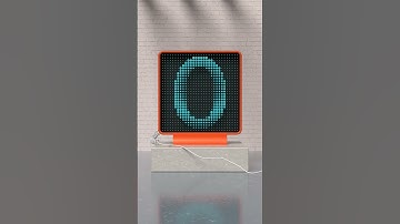 LED MATRIX  motion graphics - Geometry Nodes - Blender 4 #blender3d