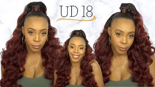 Sensationnel Synthetic Hair Half Wig Instant Up & Down - UD 18 --/WIGTYPES.COM