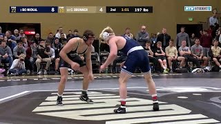 197 LBs: #1 Bo Nickal (Penn State) vs. #10 Christian Brunner (Purdue) | Big Ten Wrestling