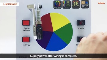 Autonics Tutorial : Color Mark Sensors BC Series
