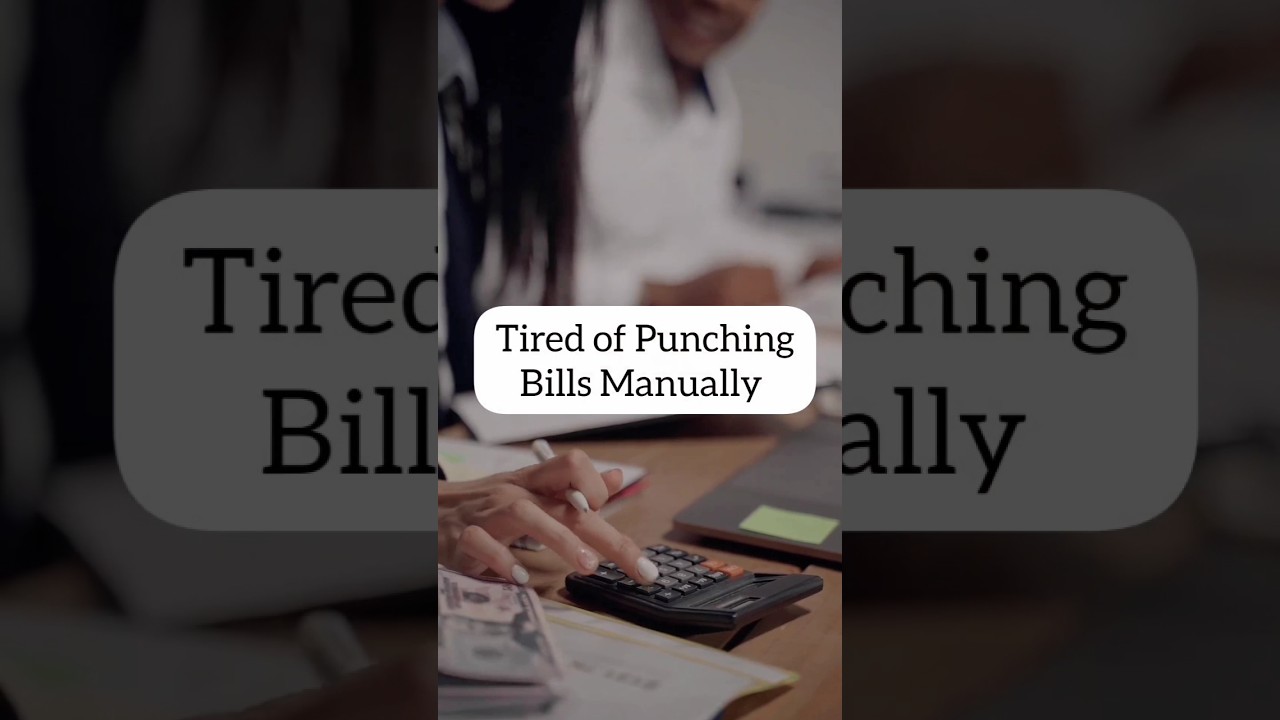 Tired Of Manual Billing?                                  