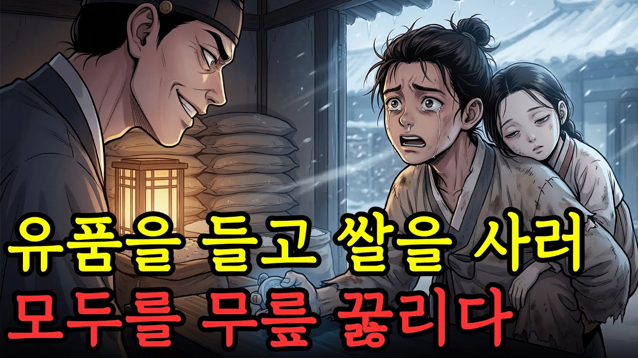 은 어머니의 유품을 들고 쌀을 사러 나섰더니, 고아 남매가 만인을 무릎 꿇게 하다 | 민담/야담/신화/전설