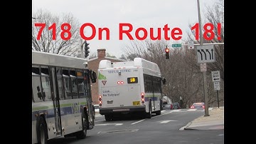 NeoplanDude | DART 2021 Gillig Low Floor Plus EV-40 #718 On Route 18!