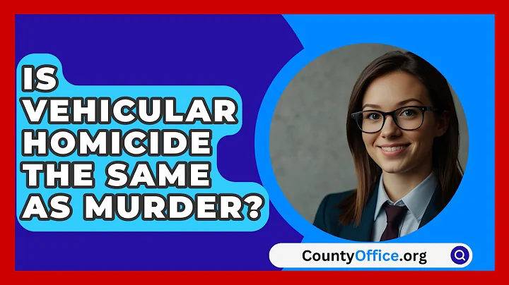 Is Vehicular Homicide The Same As Murder? - CountyOffice.org