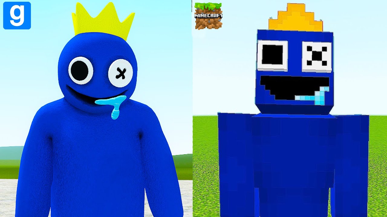 Minecraft vs Rainbow Friends in garry's mod