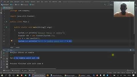 POO :JAVA lecture et écriture et tester une variable