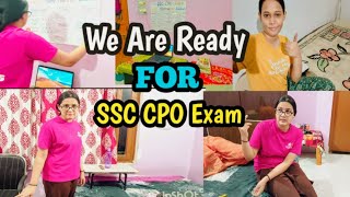 We are ready for SSC CPO Exam🎯⏰📕 || 3 Siblings vlog|| #dailyvlog  #themischeftrio 