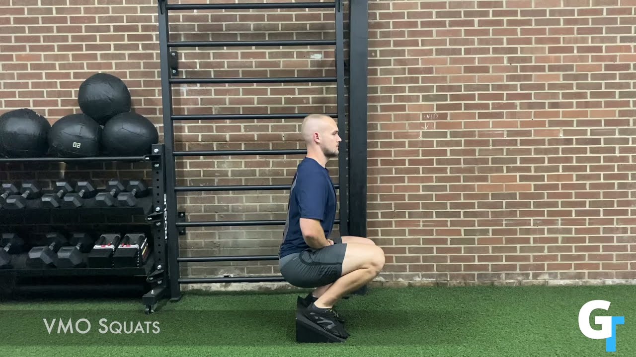 VMO Squat Exercise Demo YouTube