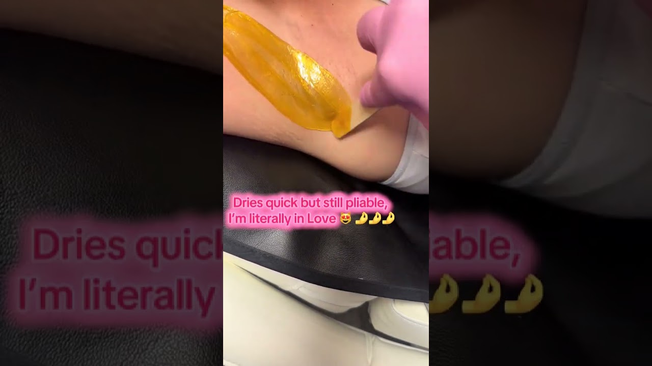 Underarm Waxing with Sexy Smooth Golden Allure Hard Wax by @kalesthetics_904