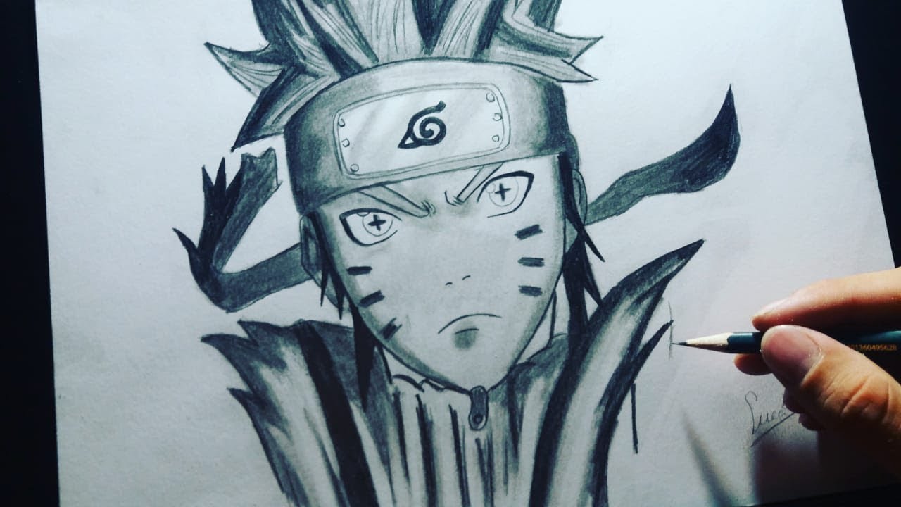 COMO DESENHAR O NARUTO  Naruto sketch, Naruto sketch drawing