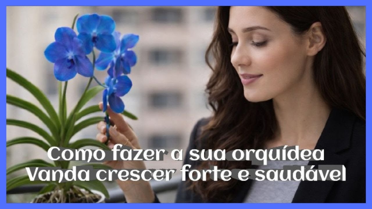 🌿Como fazer a sua orquídea Vanda crescer forte e saudável|Orquídea Vanda 🌿