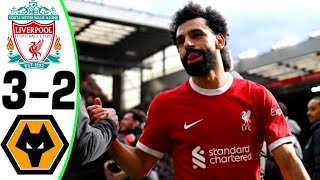 Liverpool vs Wolves 3-2 - All Goals and Highlights - 2024 🔥 SALAH