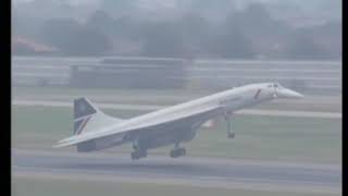 Concorde Landing | Concorde | London  | Thames Rushes | 1980's