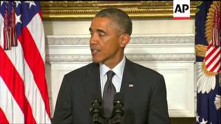 President Barack Obama is accepting the resignation of Attorney General Eric Holder and praising him