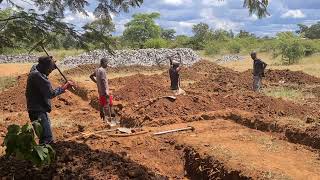 Building our dream house in Zimbabwe video 5 (Cost of material up to Slab level  342SQM)