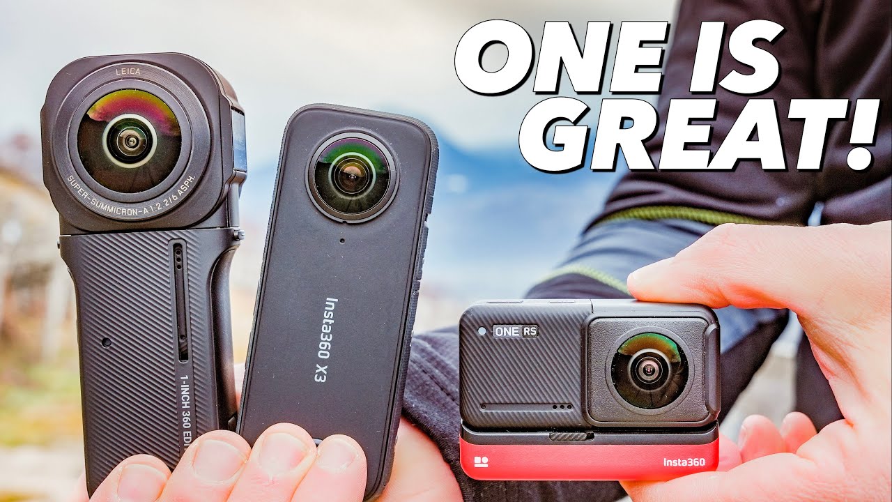 The BEST 360 Camera 2023: Insta360 X3 vs ONE RS vs 1-Inch 360