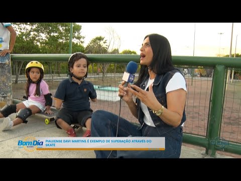 Piauiense Davi Martins é exemplo de superação através do Skate 18 11 2024