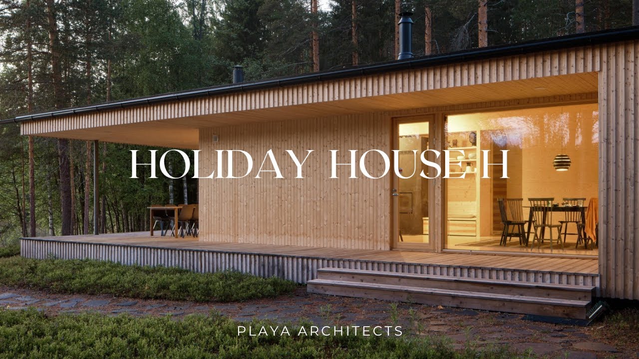 Holiday Home Designed With natural materials form a calm and Relaxing