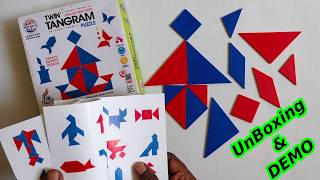 Twin Tangram Puzzle UnBoxing And Demo