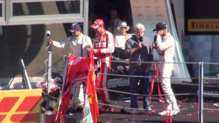 2015 Monza Race Podium - HAM, VET, MAS