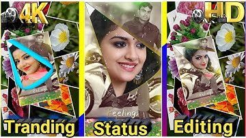 New Trending video editing kinemaster // Love whatsapp status editing // Avee player green template