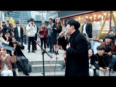 고음듣고 관객들 표정 다들 넋나감.. 송이한 - '안녕이라는 말' 버스킹