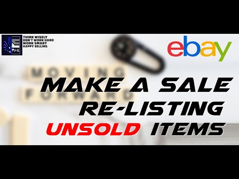 Come Re-List Invenduto Item efficace per fare una vendita