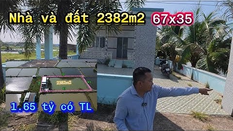 2382m2 (67x35) có căn nhà cấp 4 giá 1.65 tỷ 0968.079.561