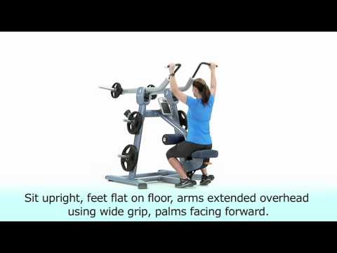 Discovery Line Plate Loaded Lat Pulldown by Precor