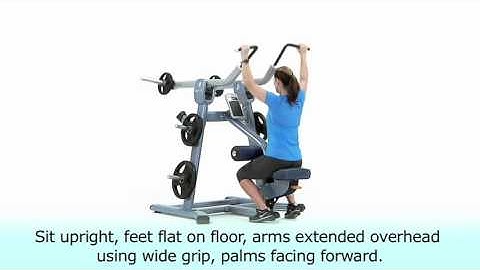 Discovery Line Plate Loaded Lat Pulldown by Precor