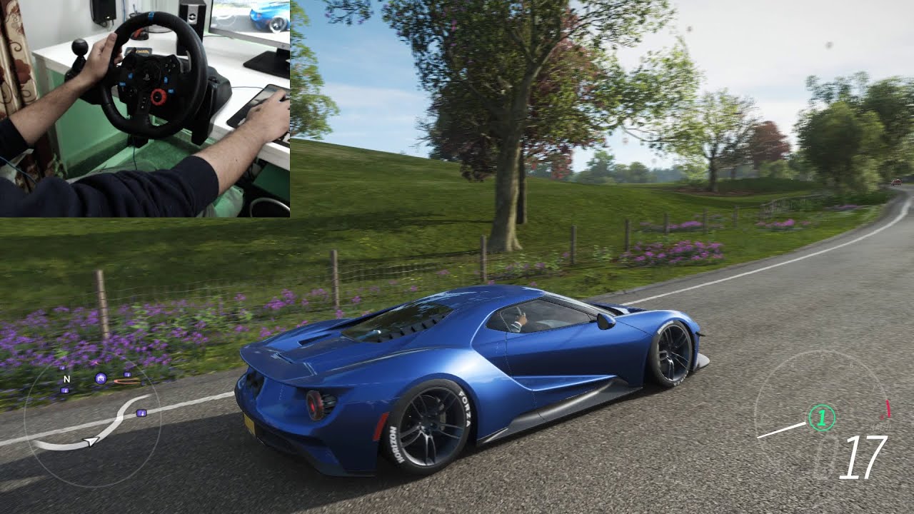 Ford GT 2017 Forza Horizon 4 steering wheel gameplay - YouTube