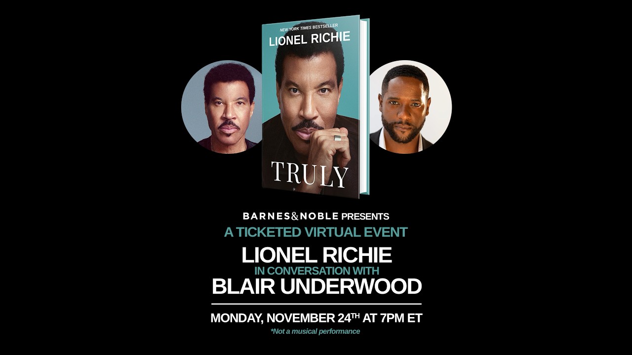 Join me Nov. 24 for a one-night-only virtual TRULY book talk moderated by my friend Blair Underwood.