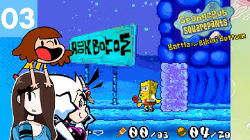 FlutterBug, Cassie and BisTheFairy - SpongeBob Battle for Bikini Bottom (GBA) - Full Stream (Part 3)