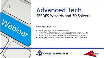 SERDES Wizards with 3D Solvers