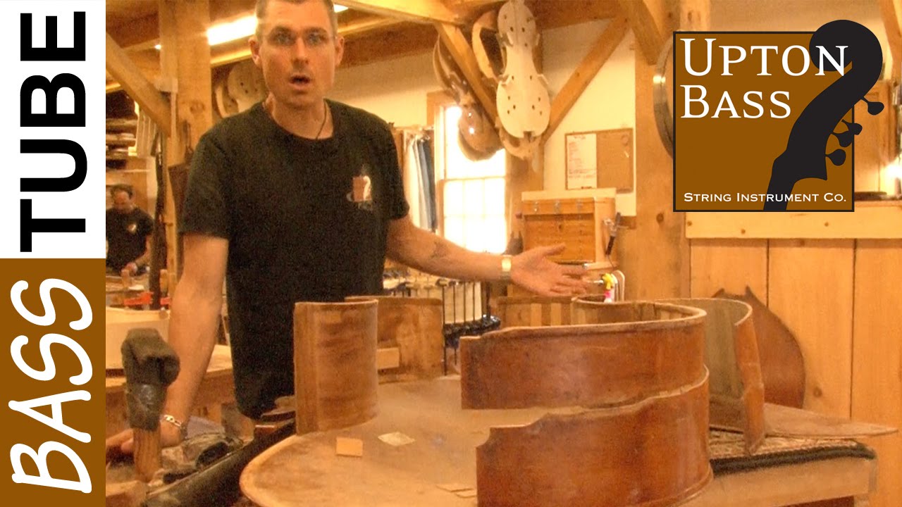 Upton Bass Mittenwald Double Bass Restoration Project Complete