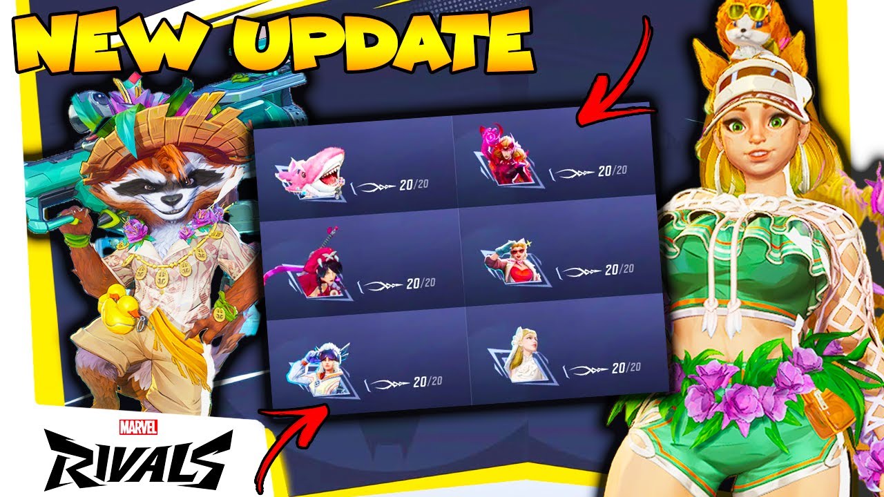 New update in Marvel Rivals leaks skin based lord icons and new ...