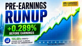Stocks Start Climbing BEFORE Earnings. Here's the Data.
