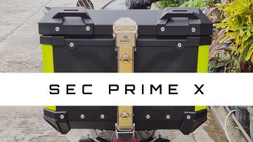 SEC Prime X - 45L Alloy Top Box - Installed with DC Monorack