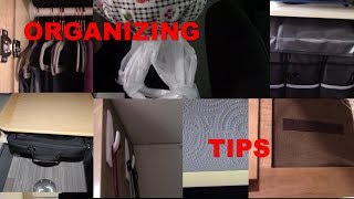 RV LIVING ORGANIZING TIPS FOR CLASS B MOTORHOME CAMPERVAN