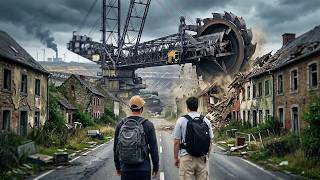 Ces machines rasent des villages abandonnés à 4h de Paris !