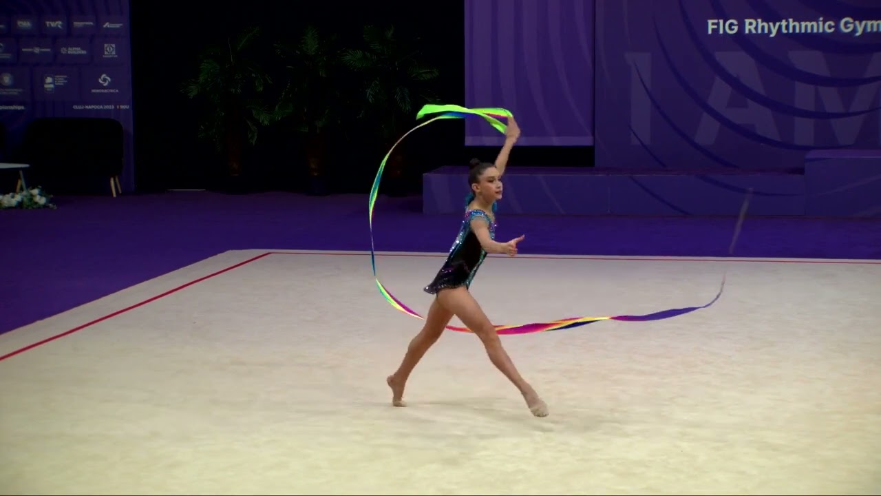 NESTEROVA Mishel (UZB) - 2023 Rhythmic Junior Worlds Qualifications RI Individual
