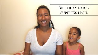 Birthday Party Supply Haul | Ari&#39;s 1st birthday