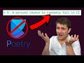 Why i will never use pythonpoetry