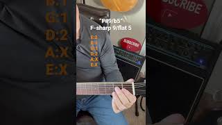 “F#9/b5” Guitar Chord