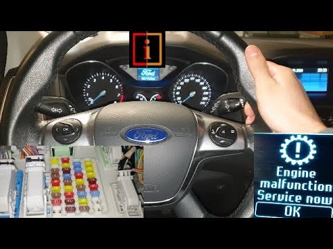 All Fuses & Relays Location from Ford Focus 1.0 Ecoboost mk3  ( 2011 - 2018 )